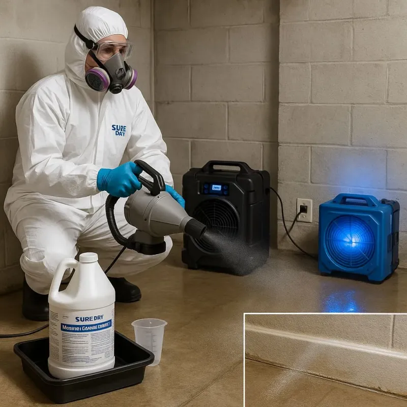 Sanitization and Odor Removal process in Houghton, NY