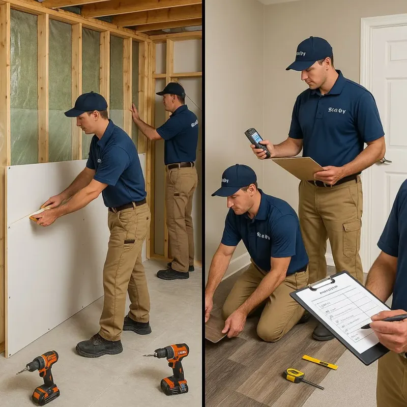 Repairs and Reconstruction process in Houghton, NY